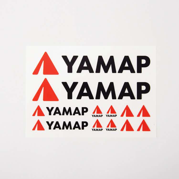 YAMAP（ヤマップ） / オリジナルステッカーセット/ブラック | YAMAP