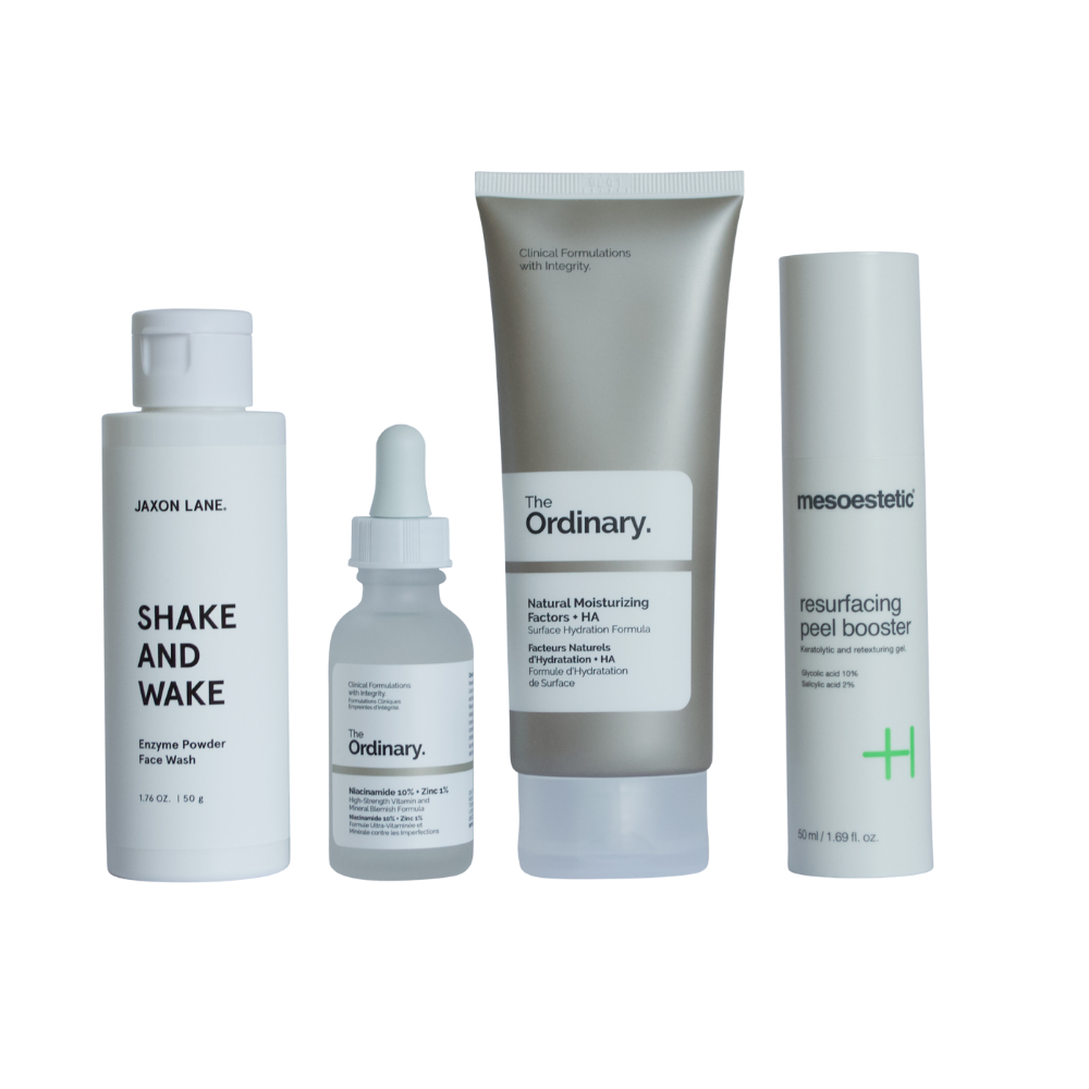 Acne Scar Treatment Set For Acne Scars & Post Inflammatory Hyperpigmentation Mr Brains and Brawn