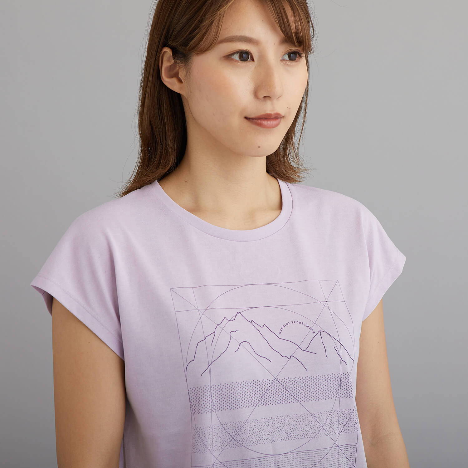 HOUDINI（フーディニ）/ビッグアップメッセージT/ラベンダー/WOMENS