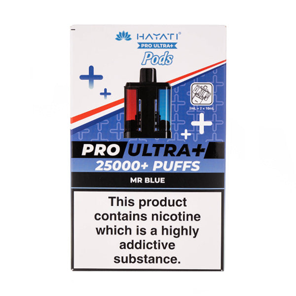 Mr Blue Pro Ultra 25k Prefilled Pod + Refill by Hayati