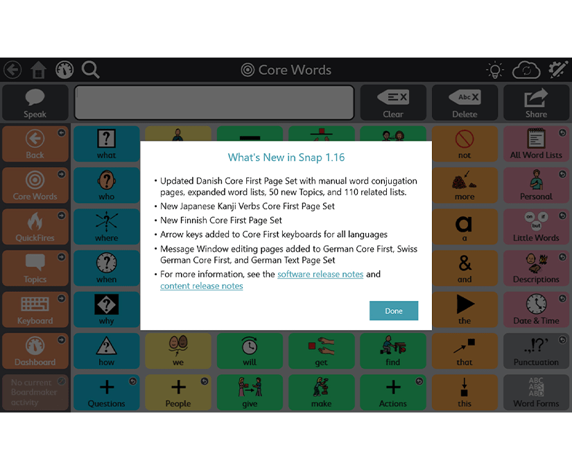 Tobii Dynavox Snap Core Light Bulb tool