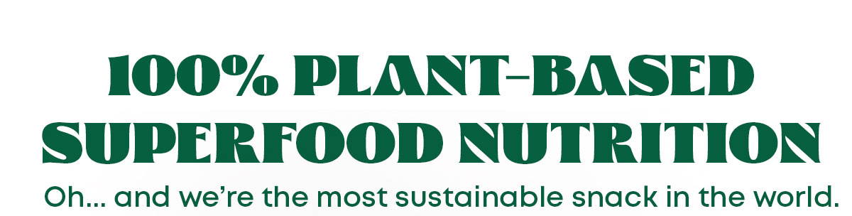100% Plant-Based Superfood Nutrition