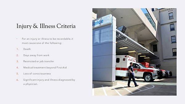 OSHA Injury and Illness Recordkeeping PowerPoint