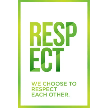 Respect, we choose to respect each other