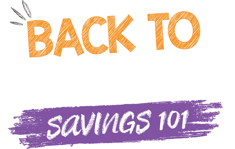 Back to School Savings 101
