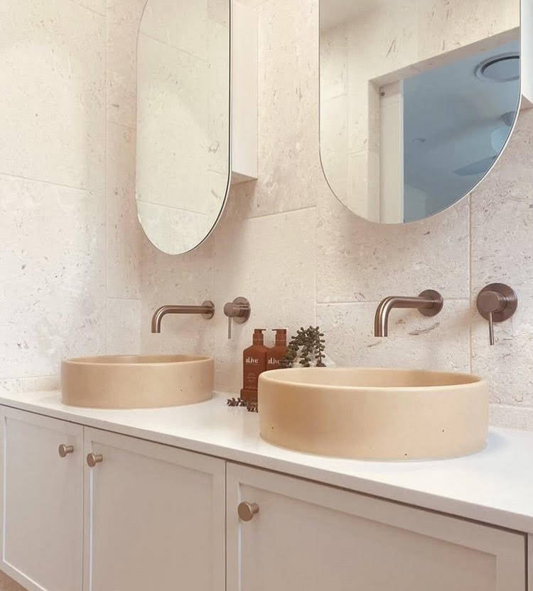 Neutral Concrete Basins, Bathroom Sink, Luxury Basin