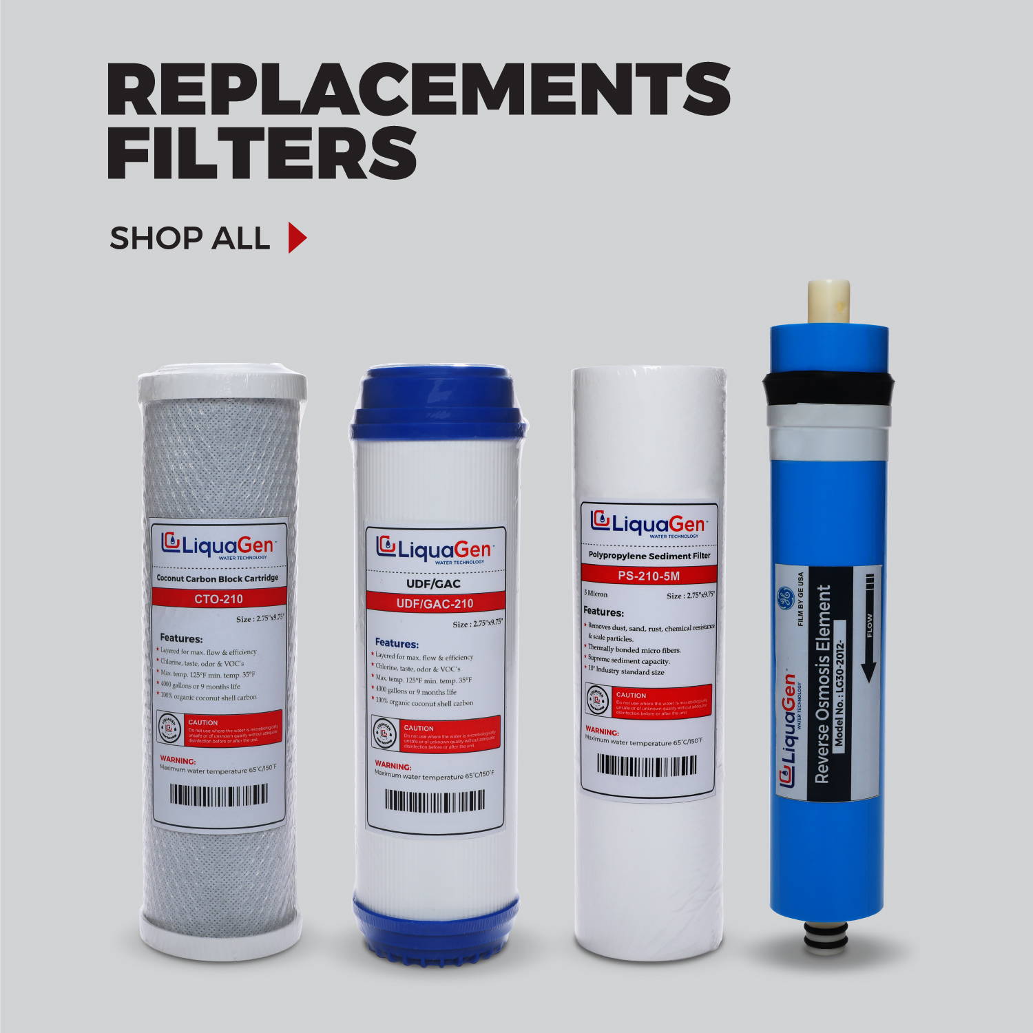 Replacement filters