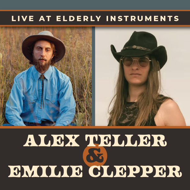 Alex Teller and Emilie Clepper Live at Elderly Instruments