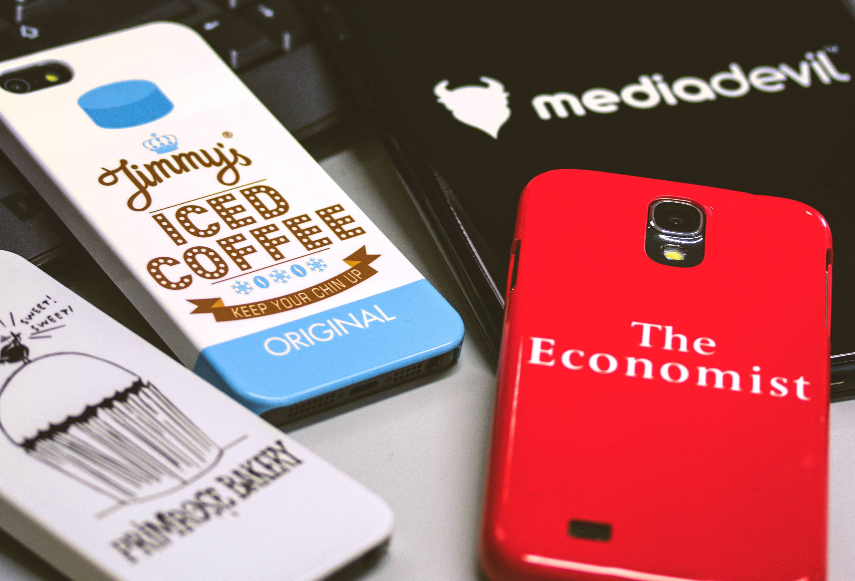 corporate artwork branded phone cases