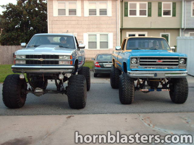 Bubba's 1978 Chevrolet K10 Train Horn Install with Shocker XL