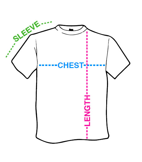 T-Shirt Size Charts