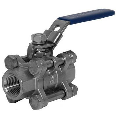 Stainless Steel 3 Piece Ball Valves 1000 PSI