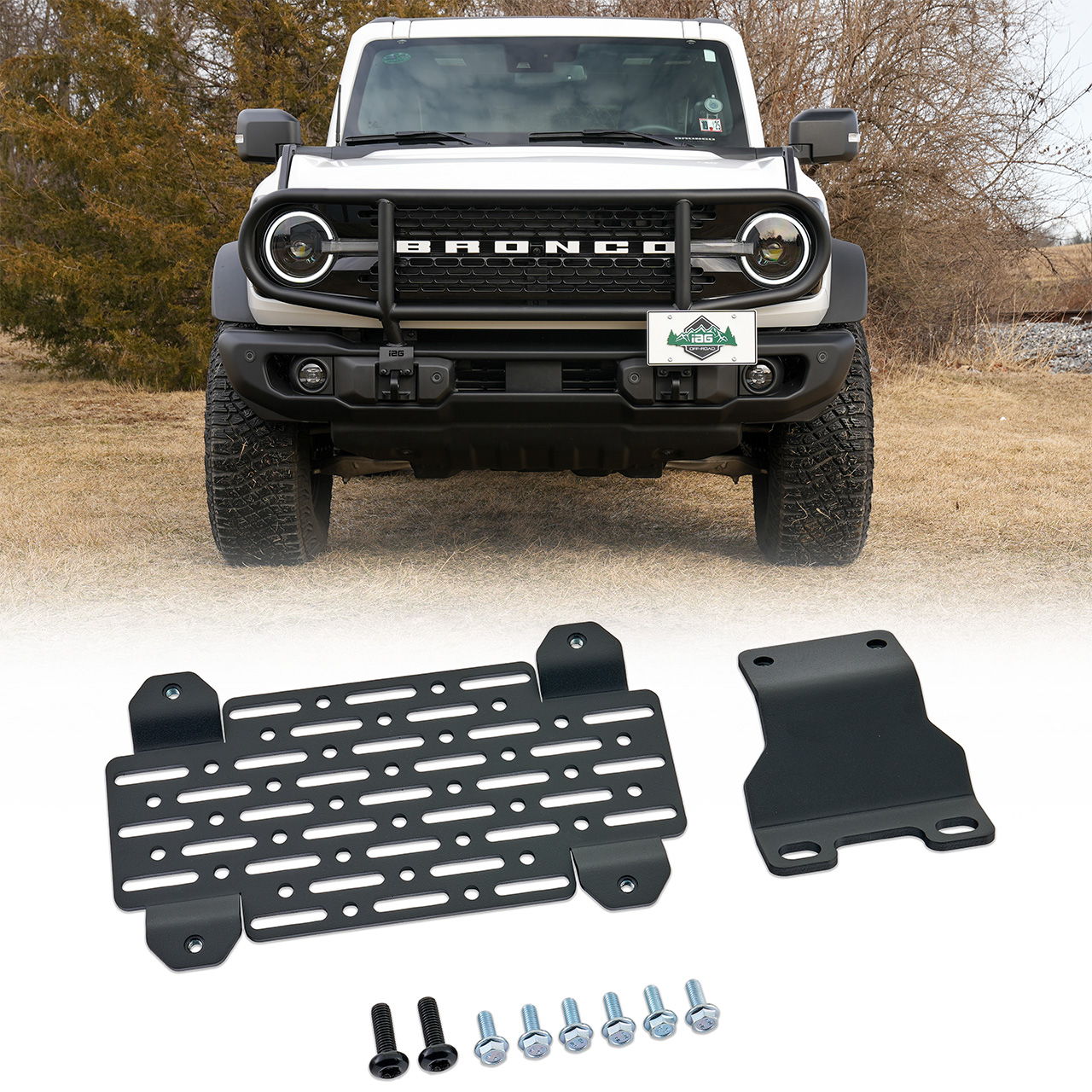 IAG FMS License Plate Mount for 21+ Ford Bronco
