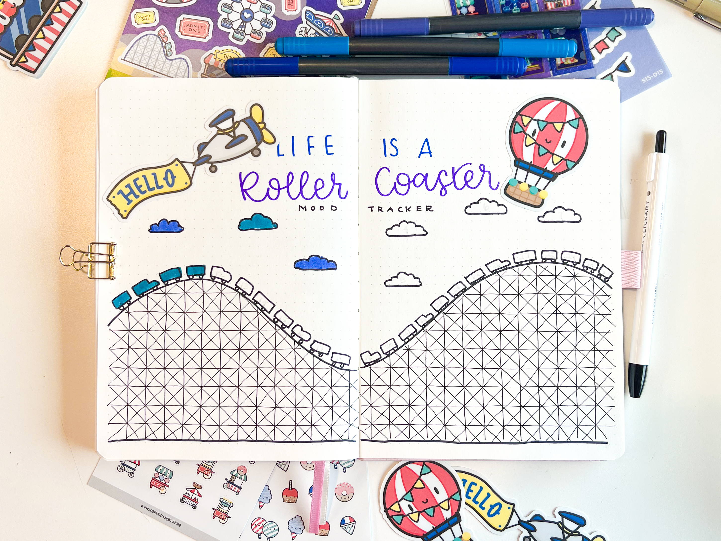 Mood Tracker Planner Stickers – Hubman and Chubgirl