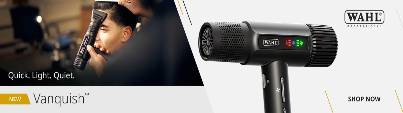 Vanquish product image with quick light overview.