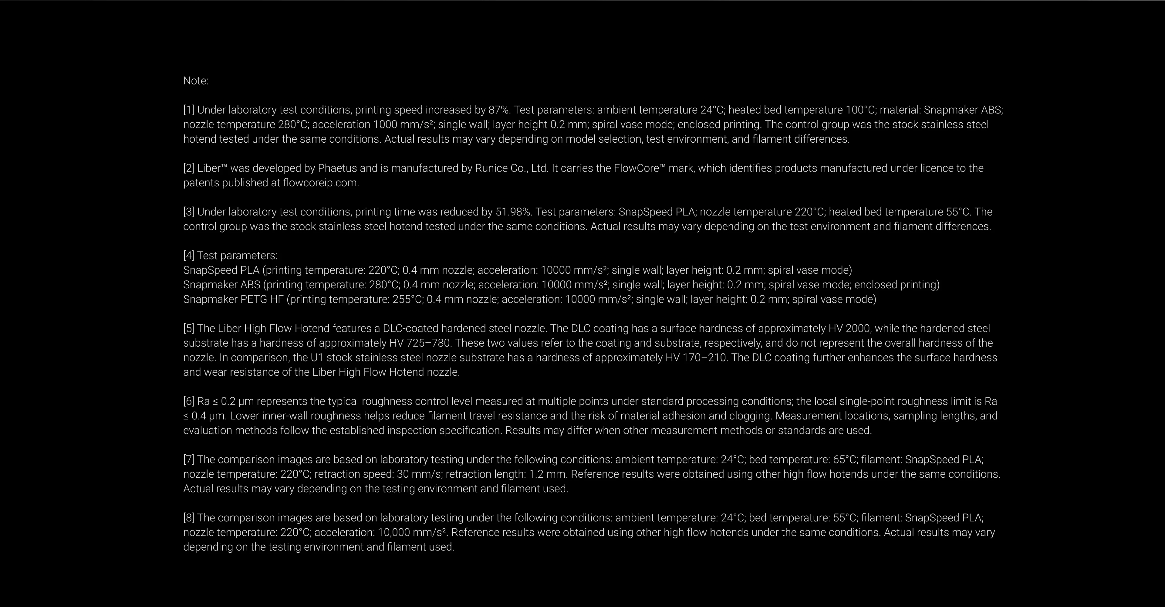 Text document with multiple paragraphs on a dark background.