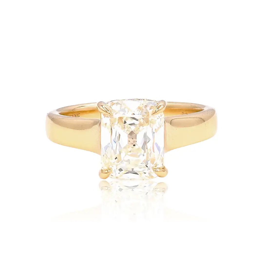 Gabriel & Co. 14K Yellow Gold Classic Collection Diamond Engagement Ring Setting
