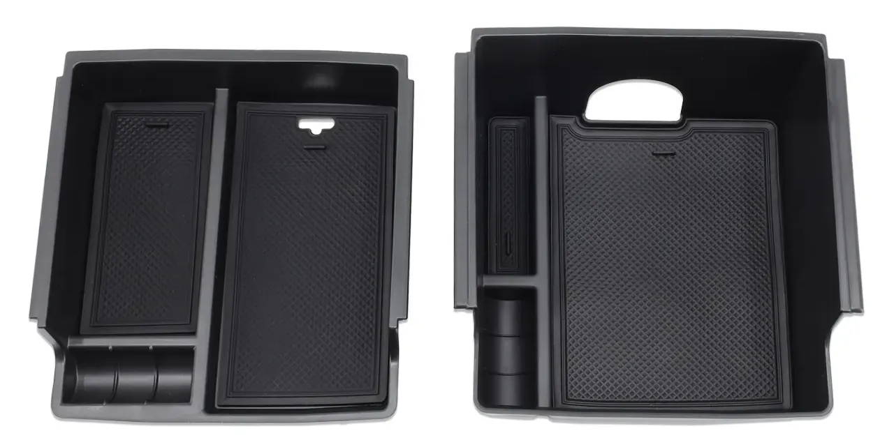 IAG I-Line 2PC Top & Bottom Armrest Organizer for 2021+ Ford Bronco - Parts Layout 2