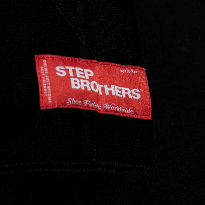 closeup of step brothers patch