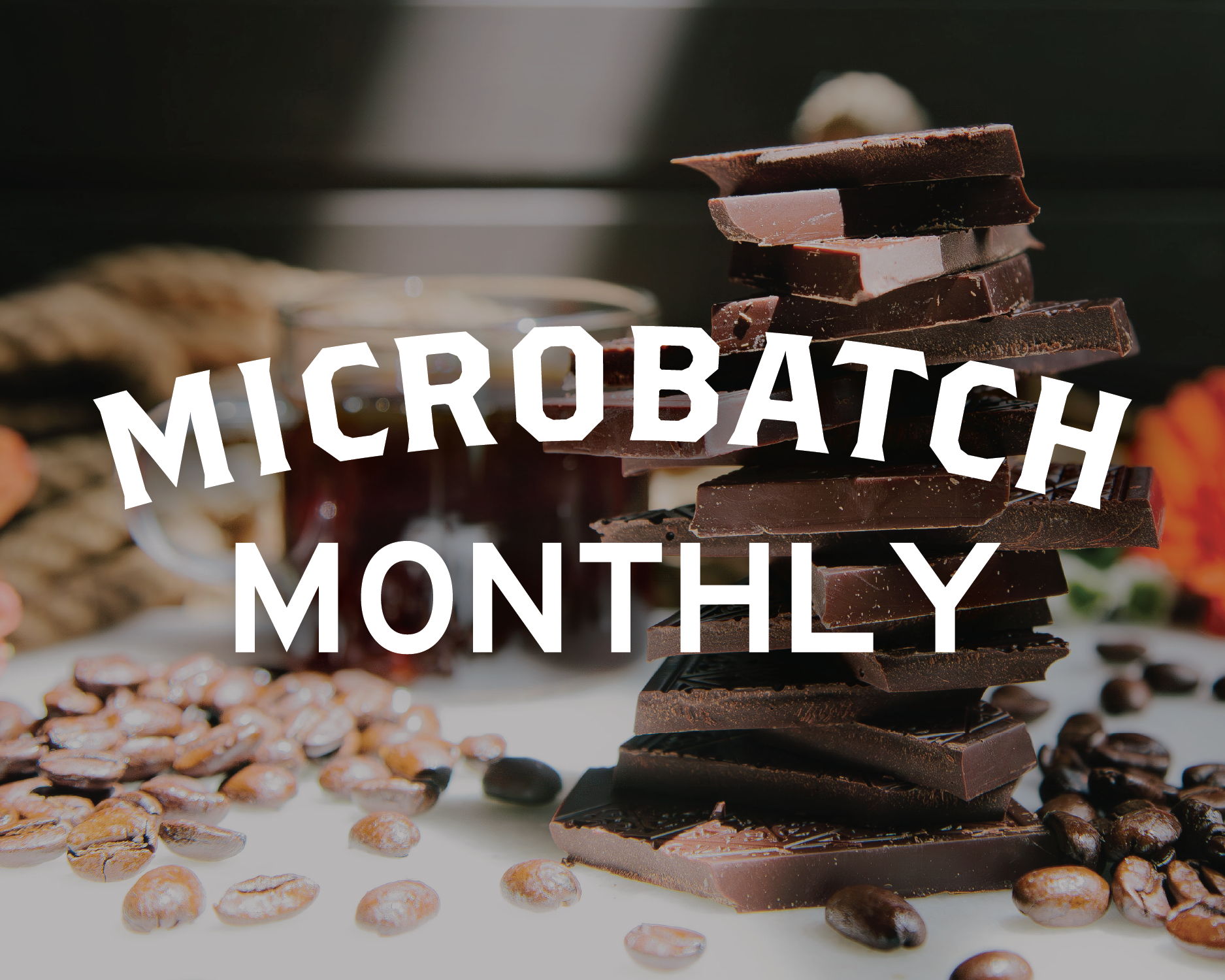 microbatch chocolate stack with coffee and chicory