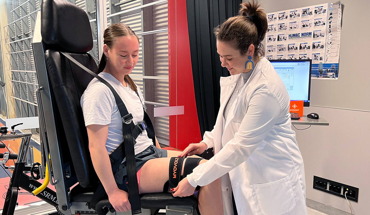 Myovolt clinical research studies at Sports Research Institute of New Zealand.
