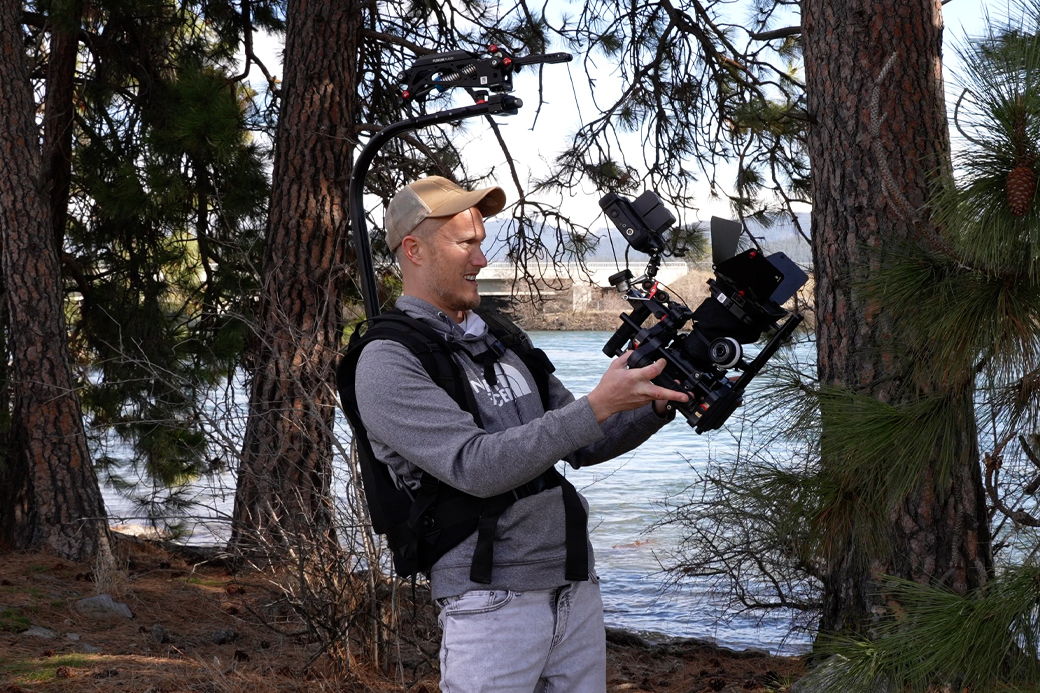Flycam Flowline Master 180° with Placid Stabilizing Arm for Camera & Gimbals (5-12kg/11-26lb)