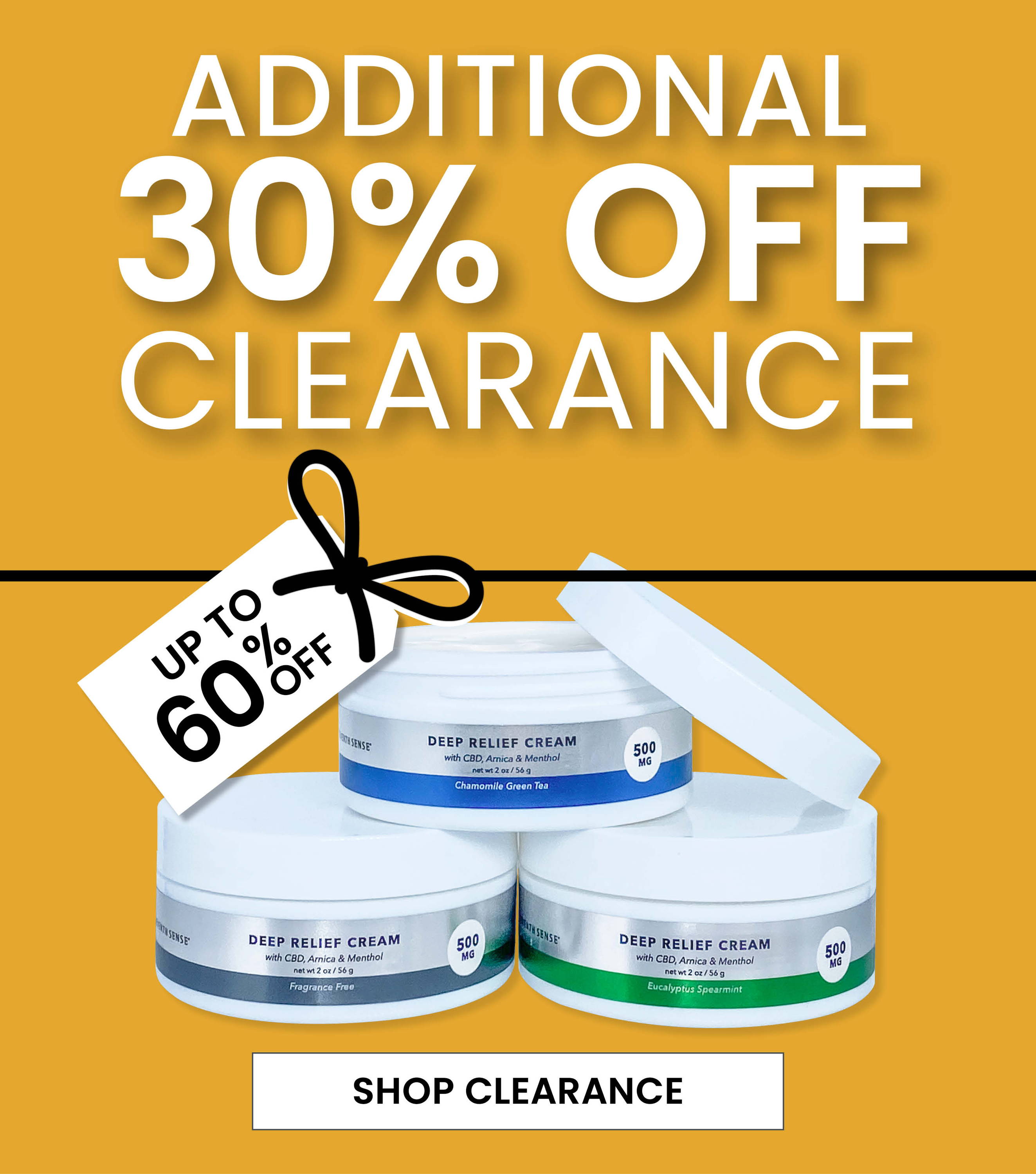 Save an additional 30% Off Clearance prices! Discount will be applied in cart. All Clearance items are final sale. While supplies last.