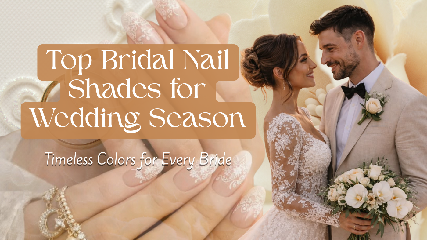 Top Bridal Nail Shades for Wedding Season: Timeless Colors for Every ...