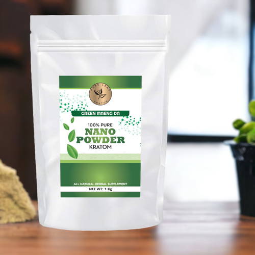 Pure Leaf Kratom Nano Powder Green Maeng Da