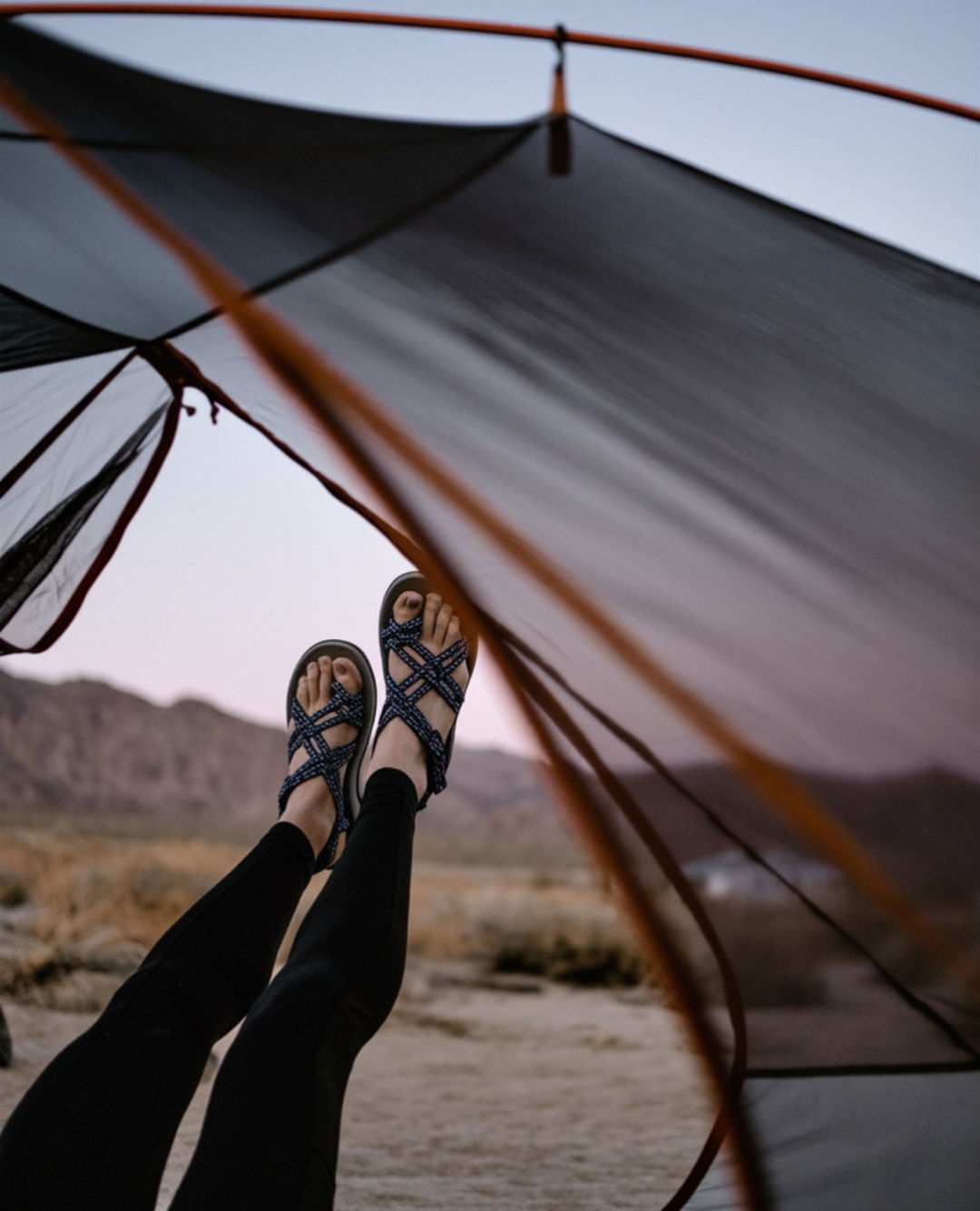 woman wearing Siena sandal