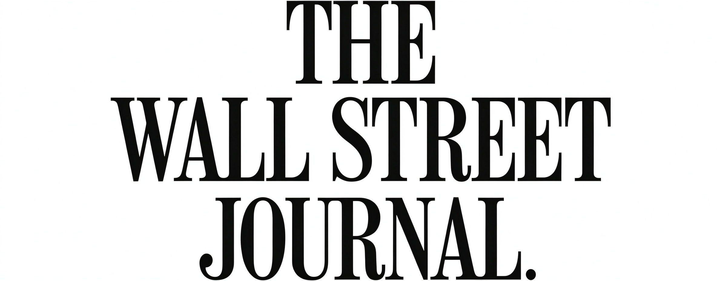 The Wall Street Journal logo in bold black text.