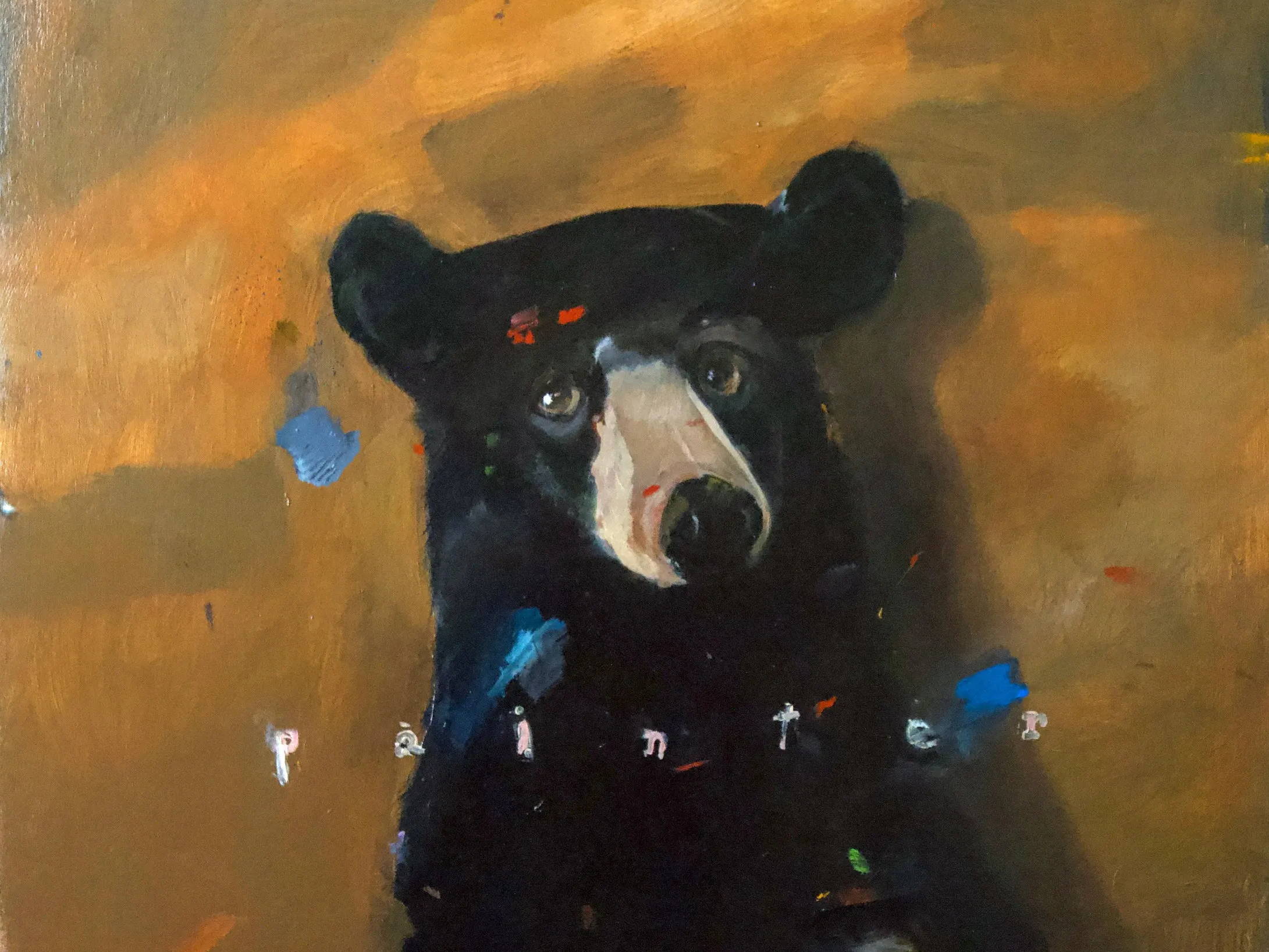 Bear Paintings. Robert McCauley. Modern Western Art. Modern Wildlife Art. Shanan Campbell. Santa Fe Art Gallery. Art consulting. Durango Art Gallery. Online fine art gallery.