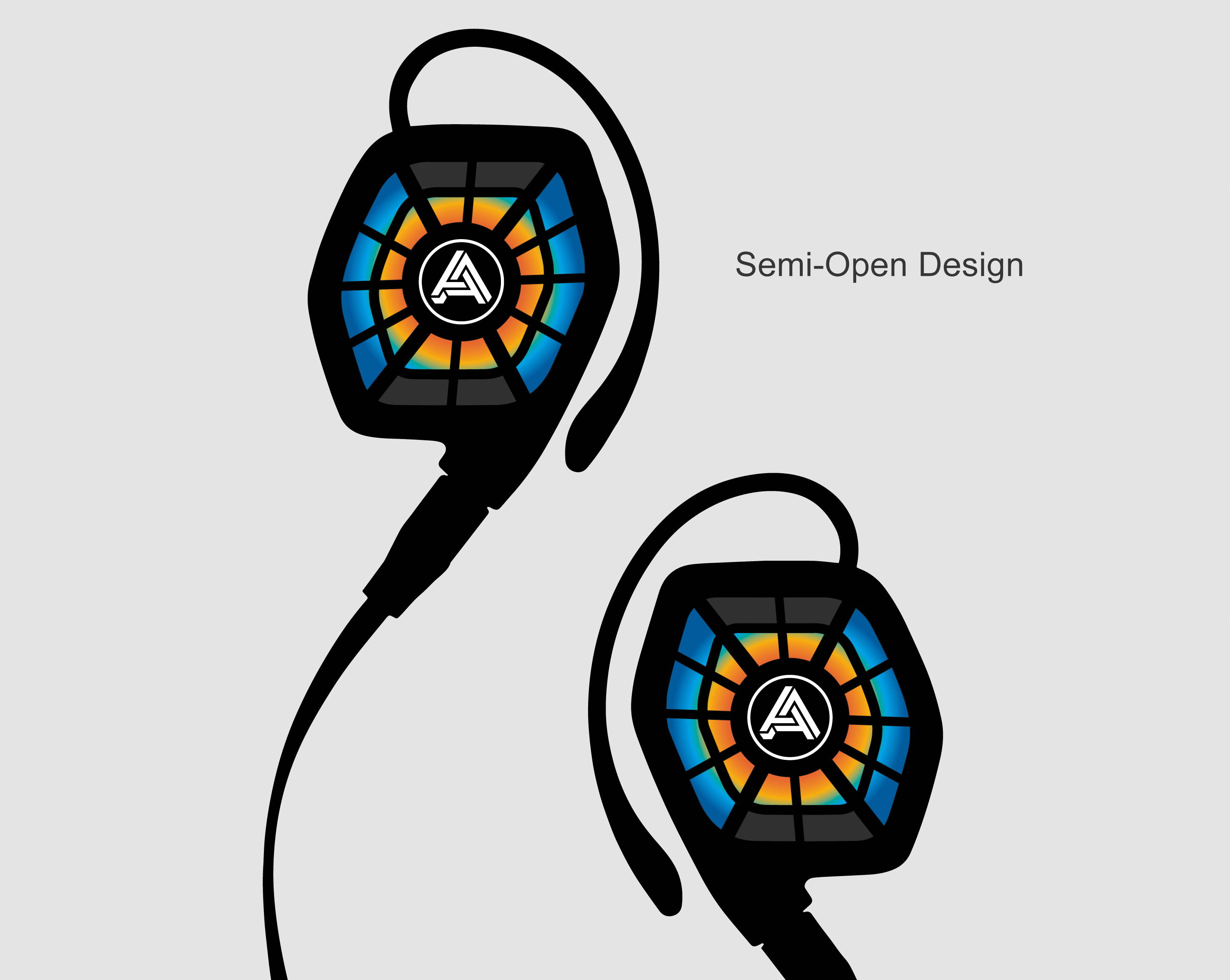 semi-open design graphic