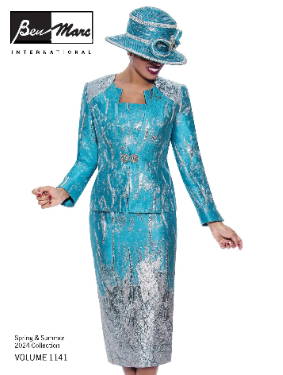 Elegance Fashions | Ben Marc Spring Summer 2024 Women Church Suits and Hats Collection