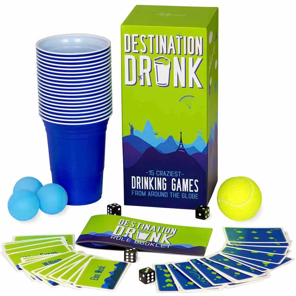 Destination Drunk Drinking Game Box Front