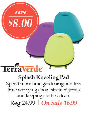 Terra Verde Splash Kneeling Pad - Save $8.00! Spend more time gardening and less time worrying about strained joints and keeping clothes clean. | Regular price $24.99 - On Sale $16.99 