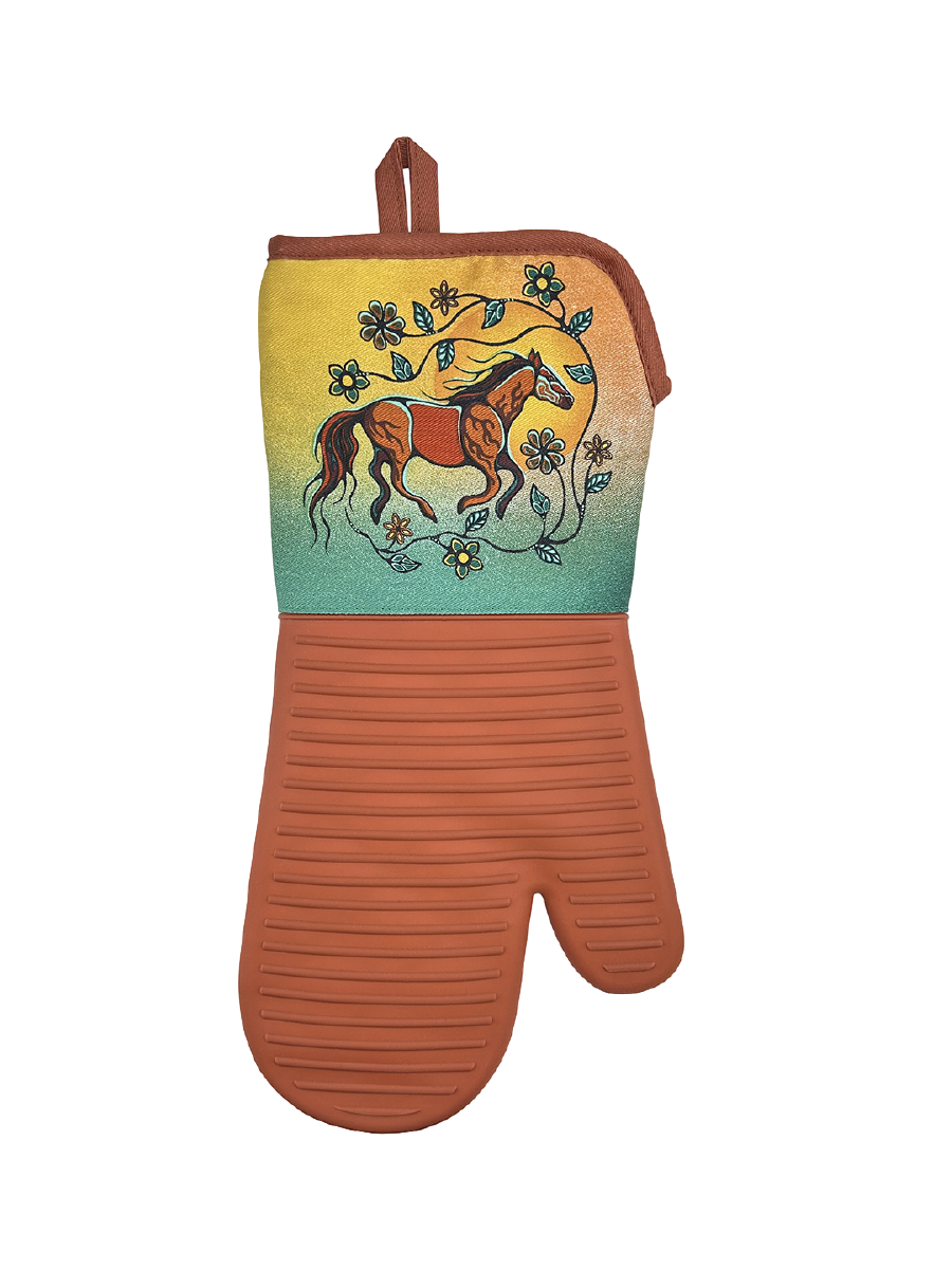 Horse (Bebezhigooganzhii) Potholder