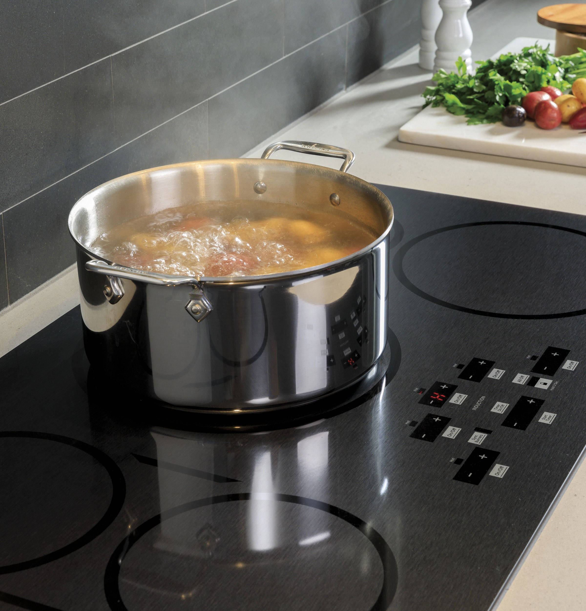 GE Profile induction cooktops feature speedier cooking