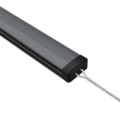 Black and silver electronic device with a wire connector.