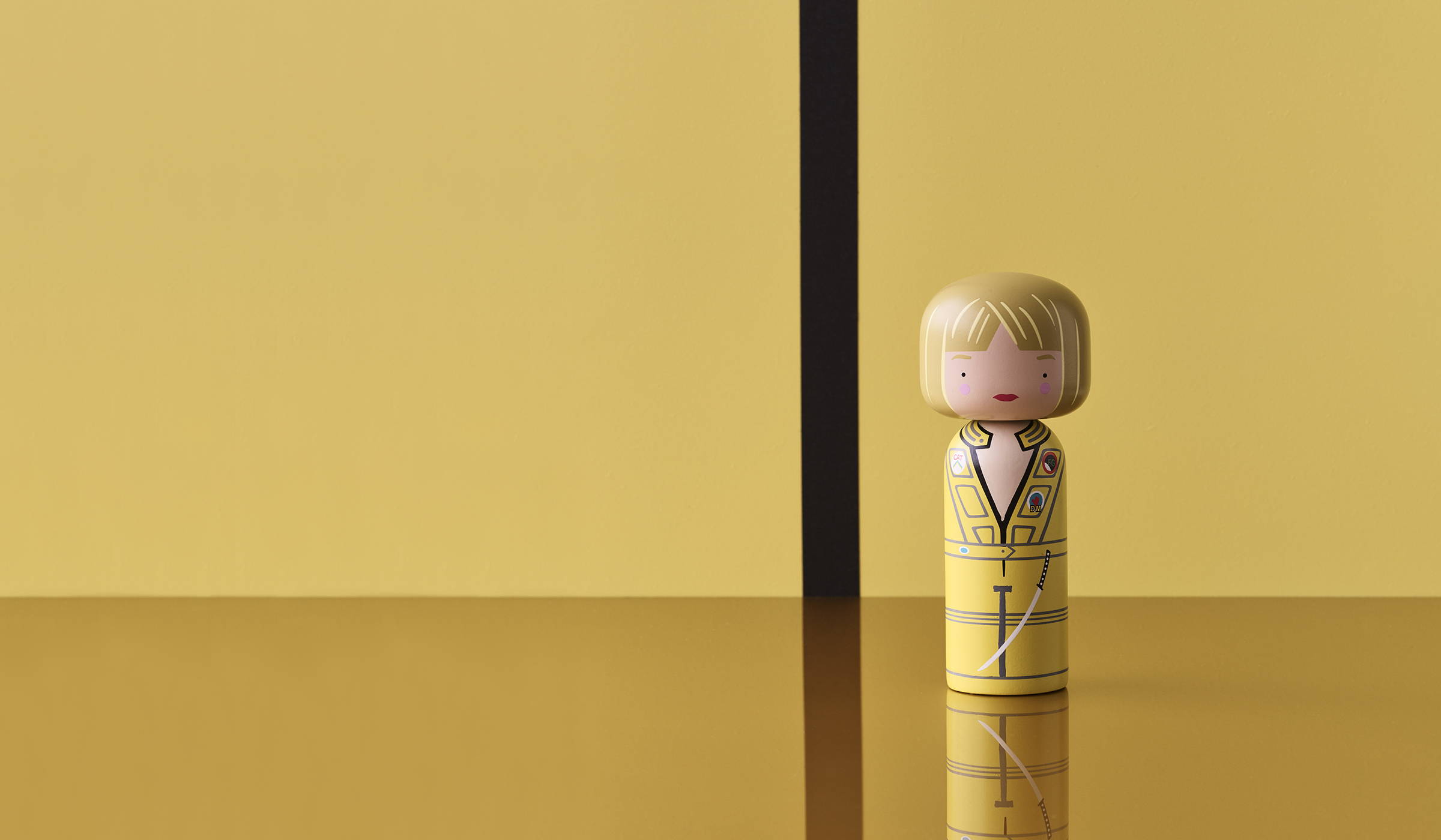 Quentin Tarantino Kokeshi Dolls Lucie Kaas Aps