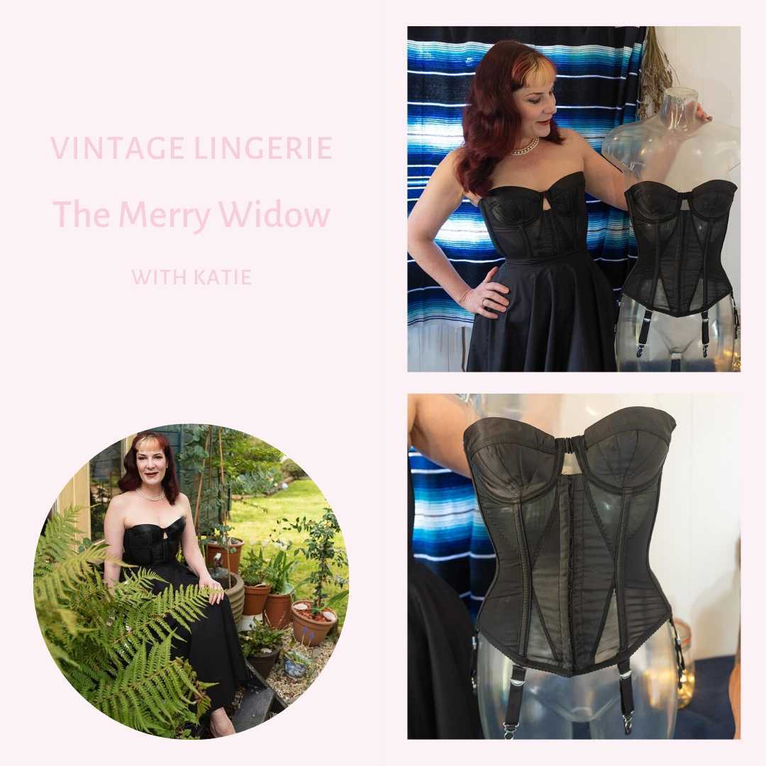The Merry Widow: 1950s Style Basque to Shape & Support - What Katie Did