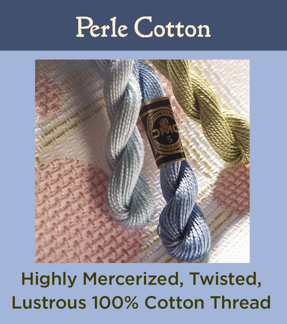 Perle Cotton—Highly Mercerized, Twisted, Lustrous 100% Cotton Thread
