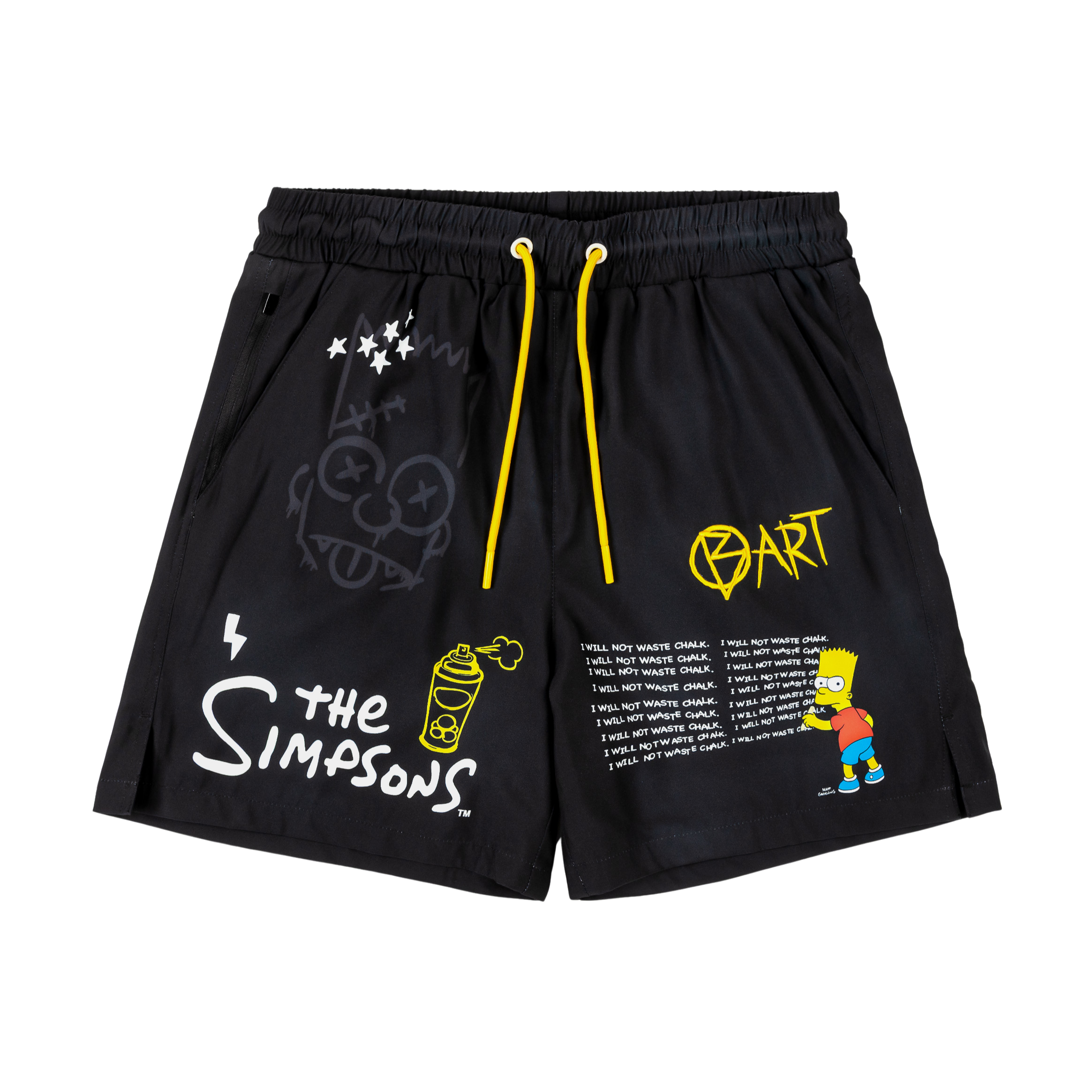 Black shorts featuring 