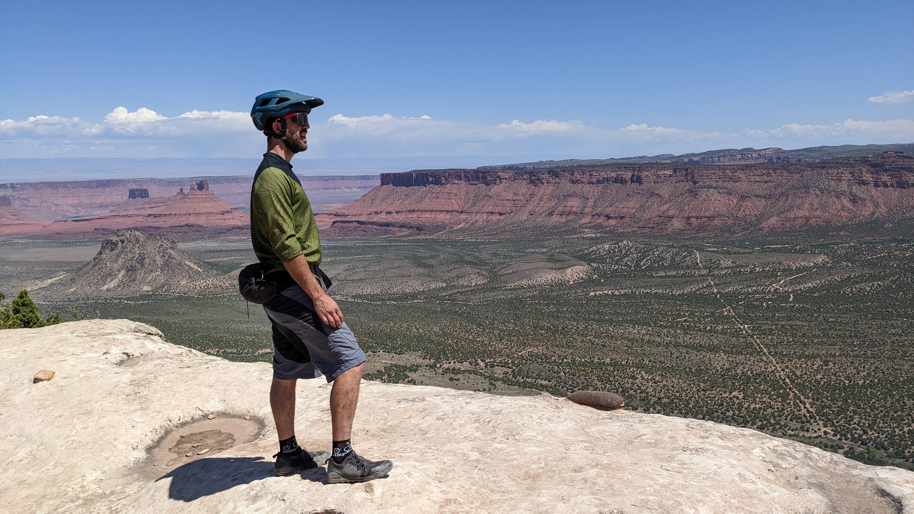 Nate at The Whole Enchilada Overlook.