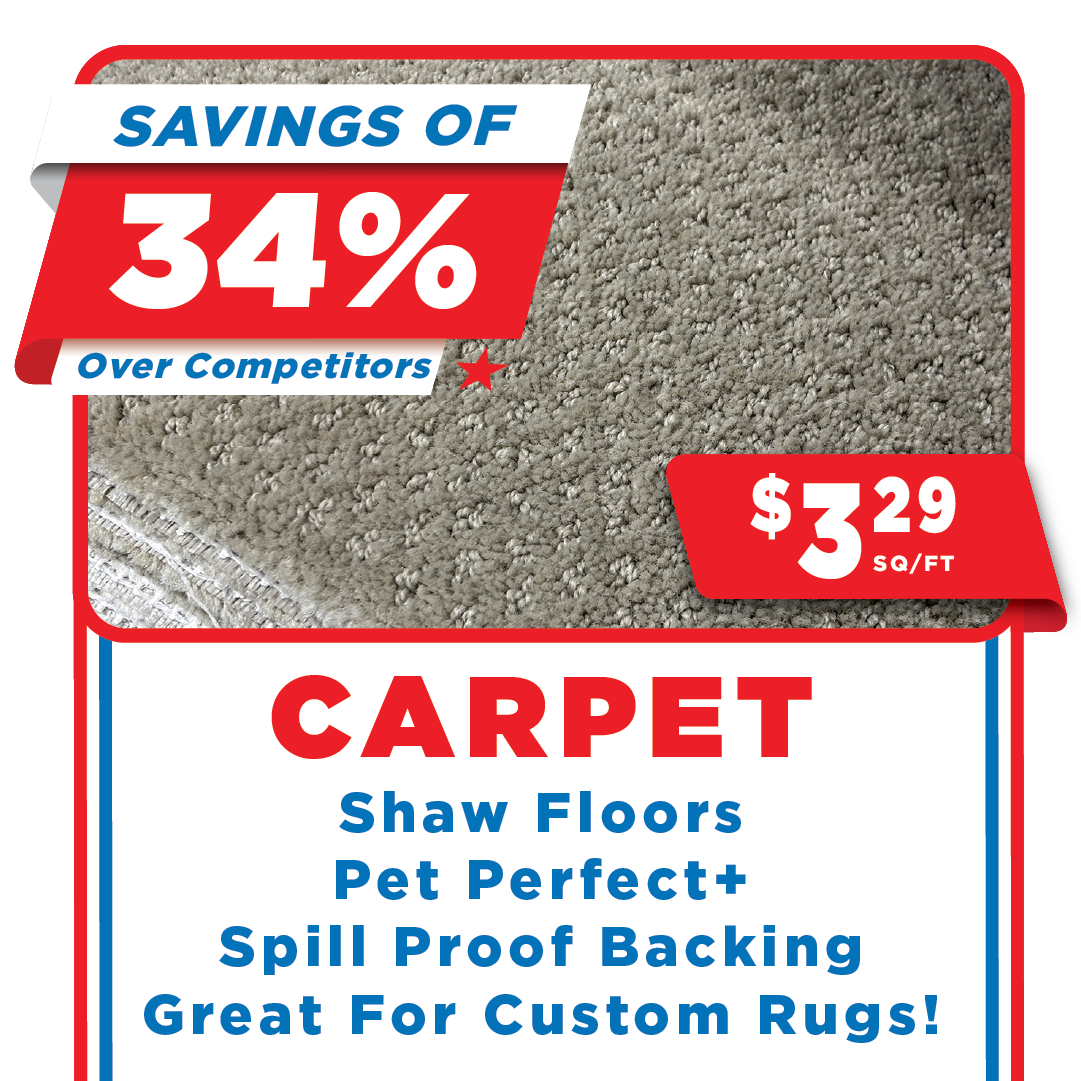 Shaw pet perfect carpet labor day savings