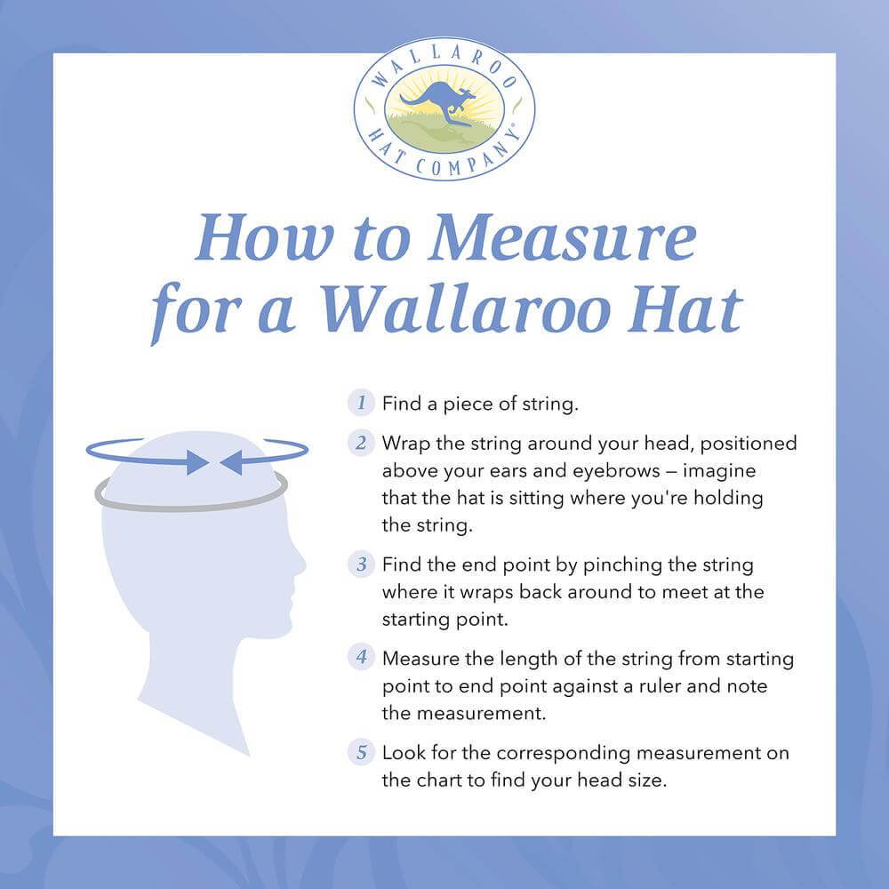 How to measure for a Wallaroo Hat