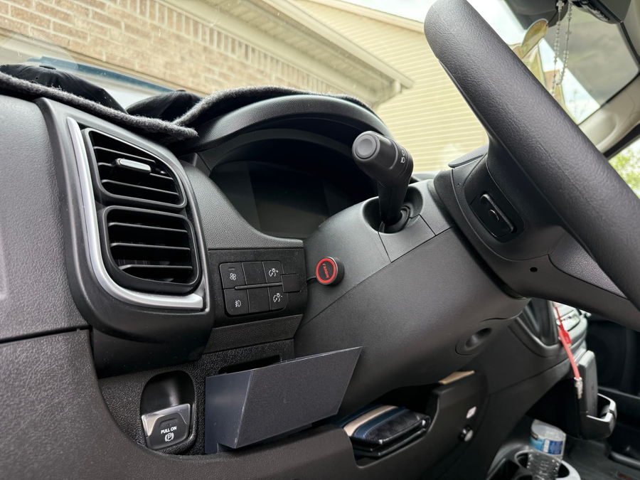 Wide showcase finished Sniper Electric Horn install John's 2025 RAM ProMaster 2500 cargo van gallery photo 4