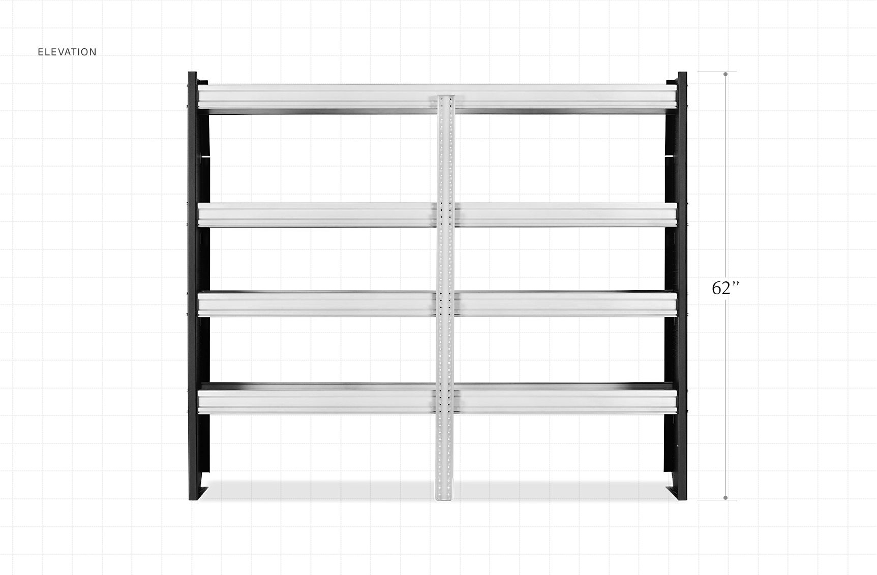 STOWMASTER 4-Tray Cargo Van Shelving
