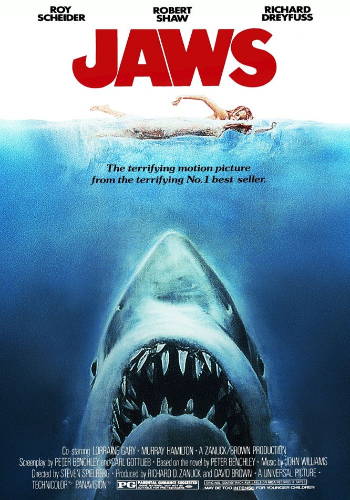 Movie poster for Jaws