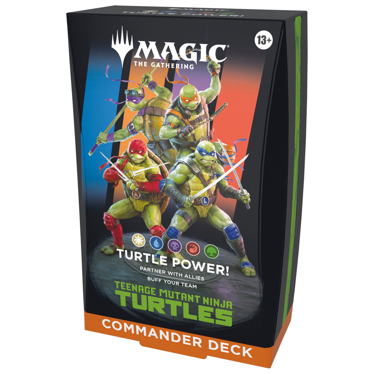 Magic: The Gathering Teenage Mutant Ninja Turtles Commander Deck box.